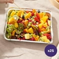 thumbnail image 5 of MATANA 25 Pack 8x12 Aluminum Pans Foil Trays, Ideal for Roasting, Baking, Cakes, Bread, Chafer, Crawfish, Lasagna Trays, Party, 5 of 9