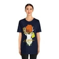 thumbnail image 3 of Unisex Streetwear Classic Jersey Short Sleeve T-Shirt Autumn Vibes Buck, 3 of 4