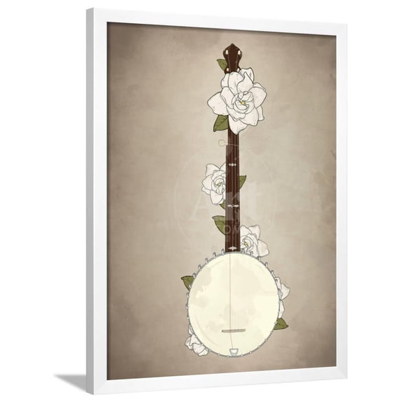 Banjo Romantics, Framed Art Print Wall Art Sold by ArtCom