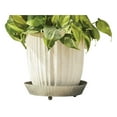 thumbnail image 5 of Better Homes & Gardens 9.75 inch Footed Galvanized Gray Metal Plant Saucer, 5 of 5