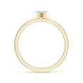 thumbnail image 2 of Angara Natural 0.35 Ct. Aquamarine with Diamond Solitaire Ring in 14K Yellow Gold for Women (Ring Size: 3), 2 of 9