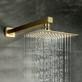 thumbnail image 3 of Sumerain Brushed Gold Rain Shower System with Handheld Shower and Pressure Balancing Shower Mixer Valve, 3 of 9