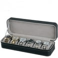 thumbnail image 1 of Watch Box for Men,6 Slot Watch Display Case Organizer Jewelry Storage Black, 1 of 3