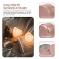 thumbnail image 5 of Raindrops 12Pcs Empty Candle Containers Pink Aluminum Tins for Diy Enthusiasts Bulk, 5 of 8