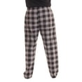 thumbnail image 3 of At The Buzzer Mens Pajama Pant  Jersey Knit Sleep Pant (Grey Black Buffalo Plaid, XX-Large), 3 of 3
