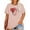 B--Pink, variant on XCHQRTI Womens Love Heart T-Shirts Valentine's Day Graphic Tees Short Sleeve Plus Size Tops