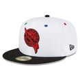 thumbnail image 3 of Men's New Era White/Black Florida Marlins 2003 World Series Champions Primary Eye 59FIFTY Fitted Hat, 3 of 6