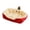 Red, M, variant on PAWYOPIA Apple Shaped Cute Pet Bed for Cats Dogs, Cozy Christmas Mat Indoor Rest Cushion, Red, M