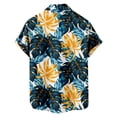 thumbnail image 4 of Men's Hawaiian Printed Button Short Sleeve Shirts Men's Casual Fashion Short Sleeve Shirts5XL, 4 of 4