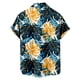 thumbnail image 4 of Men's Hawaiian Printed Button Short Sleeve Shirts Men's Casual Fashion Short Sleeve Shirts3XL, 4 of 4