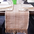thumbnail image 4 of HOMEMONDE Farmhouse Decor Brown Boho Table Runner 14x72 Inch Bohemian Stripe Pattern Table Top Runners for Dining Table, 4 of 5