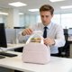 thumbnail image 5 of MTBLYS Bolsa de almuerzo de tela a rayas con gran capacidad | Bolsa térmica para el almuerzo para adultos | Bolsa de mano para el almuerzo para la oficina|el transporte|el trabajo y picnics | 9, 5 of 6