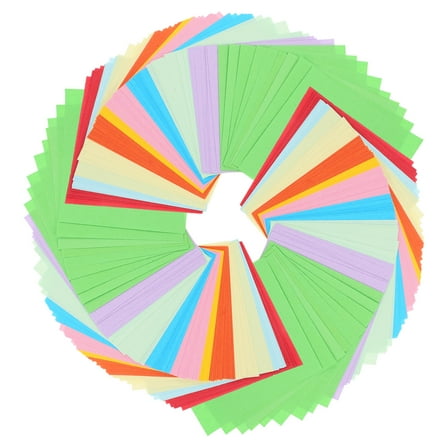 DECOMELODY 500 Sheets Oragami Craft Paper for Family Bonding Projects