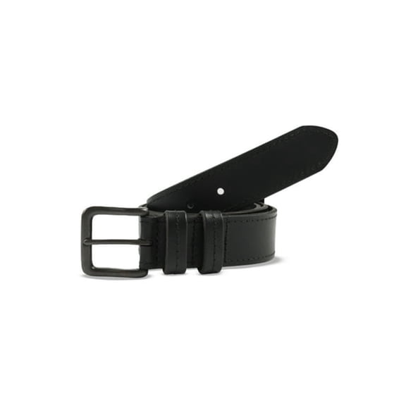 TELOLY Men'S Pull Up Black Strap Belt,Leather Belt for Men