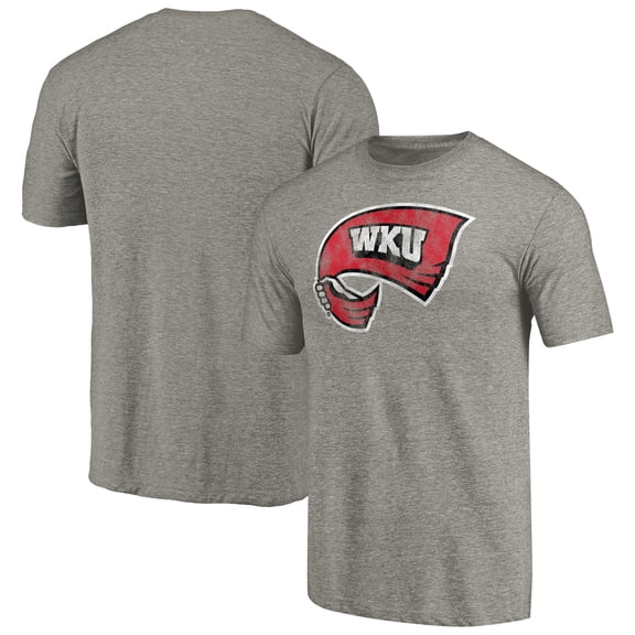 Men's Gray Western Kentucky Hilltoppers Classic Primary Tri-Blend T-Shirt