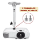 thumbnail image 3 of Soporte De Techo Bloosom  Universal Para Mini Proyector Plata, 3 of 4