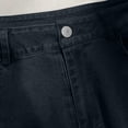 thumbnail image 5 of Denim Capris for Women Casual Trendy Tummy Control Mid Rise Stretch Jeans Summer Distressed Curvy Pants with Pockets Black S, 5 of 5