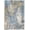 Blue/Gold, variant on Abstract Painting Modern Area Rug - Blue & Red - 8 x 10 ft.
