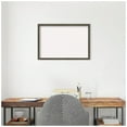thumbnail image 2 of Amanti Art White Cork Board Wood Framed Svelte Clay Grey Bulletin Board 25 in. x 17 in., 2 of 7