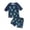 Z02-Blue, variant on Kids Swimsuit Rash Guard Short Sleeve Beach Swimwear Swimming Trunks Clothes Cartoon Printed Quick Dry Breathable Beach Holiday Bathing Suits for 3-4 Years