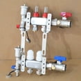 thumbnail image 6 of Techtongda 2-Branch PEX Radiant Floor Heating Manifold Set 1/2" Floor Manifold, 6 of 10