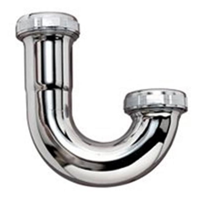 Plumb Pak PP1CP Lavatory Drain J - Bend- 1.25 In.