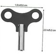 thumbnail image 4 of 2pcs Clock Key Grandfather Clock Winding Key Wind up Key Wear-resistant Clock Winders Key to Wind Antique Wall Clock Mini Clock Grandfather Winding Keys Alarm Clock Alloy Universal Assorted Color, 4 of 5