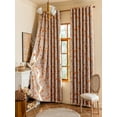 thumbnail image 6 of Sunyuer 100% Blackout Floral Curtains for Bedroom, Blossom Flower Patterned Curtains for Living Room,Thermal Insulated Farmhouse Drapes, Grommet Top 2 Panels, 6 of 15