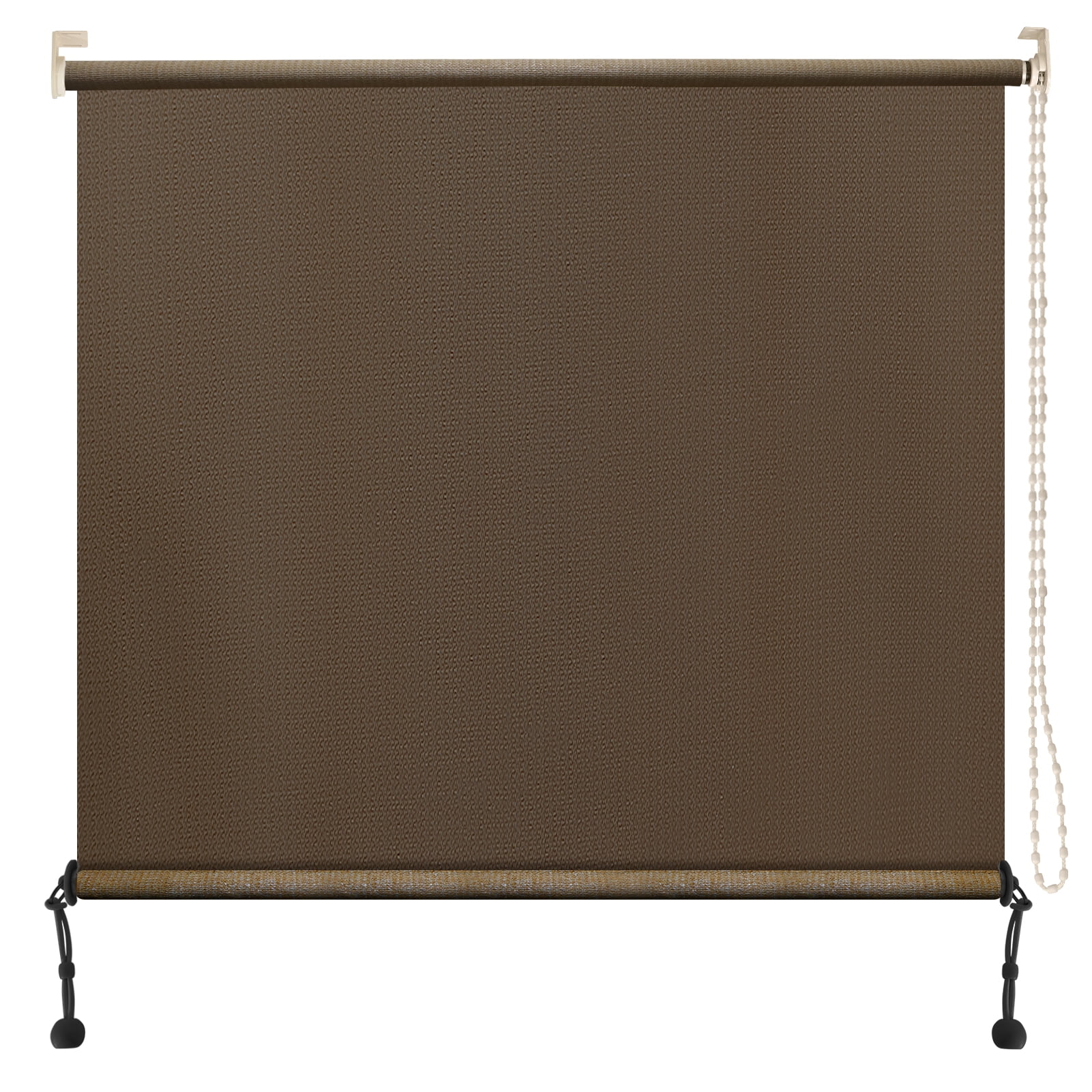 Artpuch Outdoor Patio Blinds Roll Up Shade Fabric (8'W X 8'L), Corded