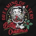 thumbnail image 2 of Betty Boop Dreaming Of Christmas Women Crewneck Sweatshirt Brisco Brands S, 2 of 6
