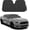 Black Glitter, variant on Silver Glitter Car Windshield Sun Shade - Car Sun Visor Sun Shade for Windshield - Window Shades for SUV & Truck - Dash Cover Sun Protection Window Shade Accessories - 57" x 27"