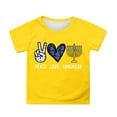 thumbnail image 3 of YUEHUA Hanukkah Shirt for Girl Candles T-Shirt Jewish Menorah Chanukah Short Sleeves Tee Tops, 3 of 5