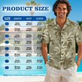 thumbnail image 7 of KUIFORTI Couple Matching Outfits Vintage Palm Tree Lightweight Husband and Wife Clothing Washable Mens Shirts Casual with Soft Fabric Fashionable Fit for Outdoor Picnic, 7 of 7