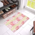 thumbnail image 3 of MKHERT Elegance Light Pink Roses on Light Gold Background Doormat Rug Home Decor Floor Mat Bath Mat 23.6x15.7 inch, 3 of 3