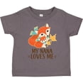 thumbnail image 3 of Inktastic My Nana Loves Me Grandchild Cute Fox Boys or Girls Toddler T-Shirt, 3 of 5