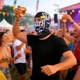 thumbnail image 4 of 3D Printed Breathable Full Face Mask, Windproof Sunscreen Hood for Motorcycle Cycling and Carnival, Multicolor, One Size, 4 of 5