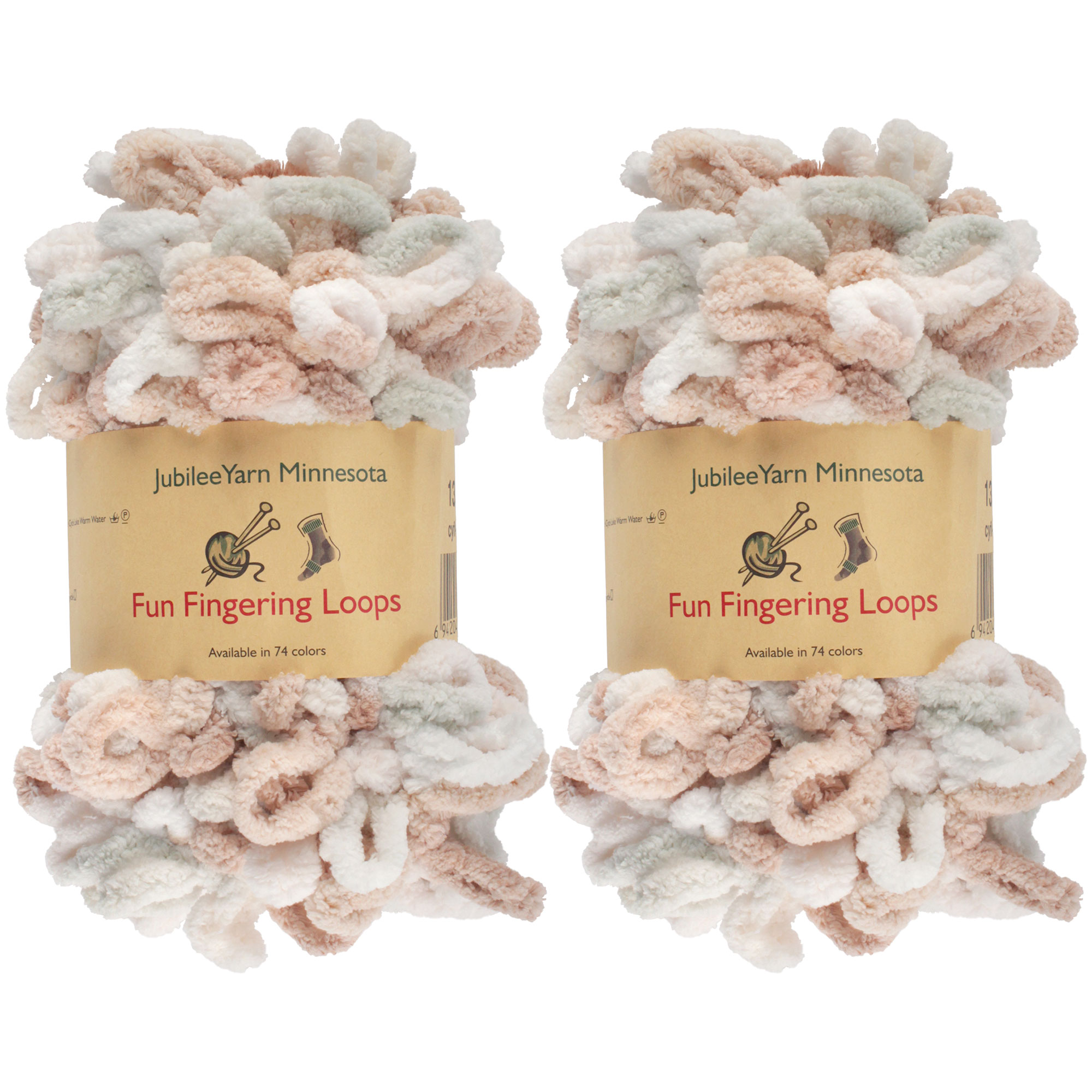 JubileeYarn Fun Finger Loops Yarn Polyester Jumbo Loop Yarn 100g