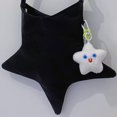 thumbnail image 2 of Bolso de mano lindo para mujer con colgante, bolso bandolera estético informal con correa ajustable, 2 of 9