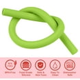 thumbnail image 5 of Tomorotec 15-Pack 12" Reusable Silicone Christmas Drinking Straws Fit for Stanley Tumblers 20oz, 30oz, 40oz w/ 2 Brushes, Food-Grade Vibrant Colors Straws for Family (Watermelon), 5 of 7