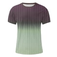 thumbnail image 4 of NJDVHB Chemises d'Été pour Hommes, Chemise de Plage pour Hommes, Haut à Col Rond Imprimé pour Hommes, Mode Décontractée à Manches Courtes, Kaki, TG, 4 of 5