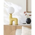 thumbnail image 5 of Livabliss Opal Cottage Accent Table Lamp, 17-inch, Yellow with White Shade, 5 of 5