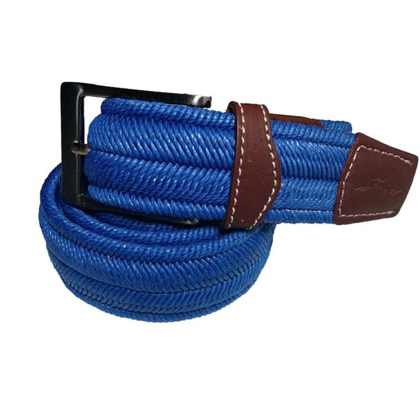 Tommy Bahama Tommy Bahama Mens Blue Woven Braided Castaway Stretch