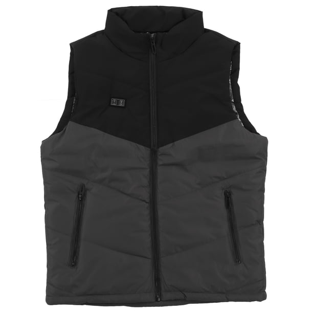 Chaleco calefaccionado eléctrico 11 zonas de calentamiento 3 modos Bolsillo con cremallera Chaleco calefaccionado ligero de alta seguridad para hombres Mujeres al aire libre M (116 a 132 lb)