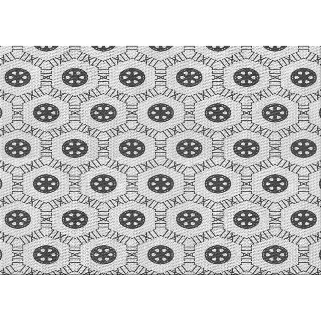 Ahgly Company Tapis d'Intérieur Lavables en Machine Rectangle Transitionnel Gris Platine, 6' x 9'