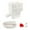 White, variant on DOLITY Rain Water Collection System Raindrop Collection with Hose Downspouts Diverter Green