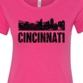 thumbnail image 4 of Inktastic Cincinnati Skyline Grunge Women's T-Shirt, 4 of 5