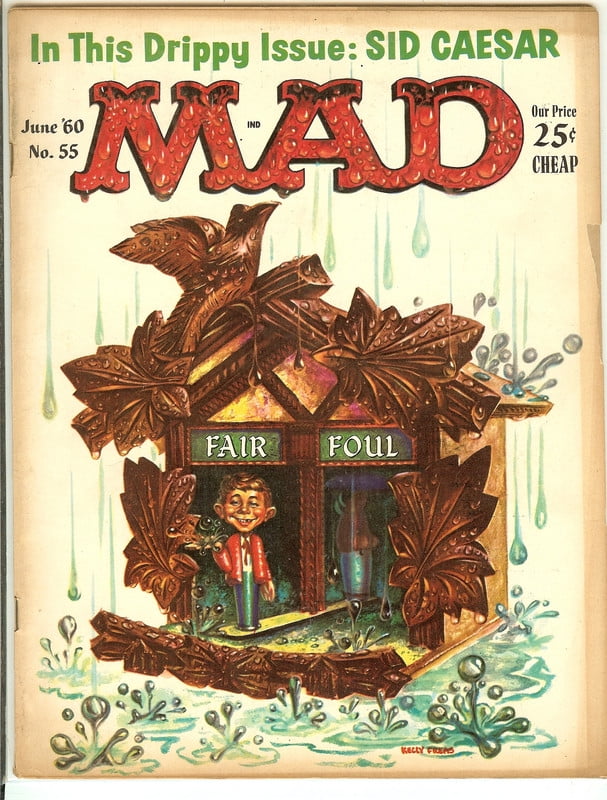 MAD Magazine Vintage Collectible #55 June 1960 FINE (FN)