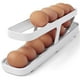 thumbnail image 1 of Dispensador de huevos para refrigerador, enrollable automáticamente, caja para guardar huevos de gallina, bandeja para huevos de 35,8 x 8,6 x 10,4 cm, 1 of 5