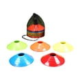 thumbnail image 4 of 50 conos de fútbol ágiles de alta visibilidad para jardín, portátiles, para entrenamiento, con bolsa de almacenamiento, accesorios de equipo, 4 of 8