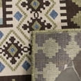thumbnail image 3 of Safavieh Veranda Magna Geometric Indoor/Outdoor Area Rug, Chocolate/Green, 8' x 10', 3 of 7